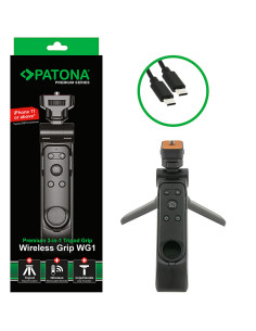 PATONA Premium Vlog Selfie Tripod Wireless Grip WG1